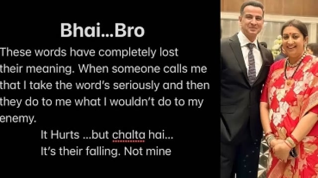 Ronit Roy Shares Cryptic Post About Betrayal, Smriti Irani Asks 'Kya Hua'