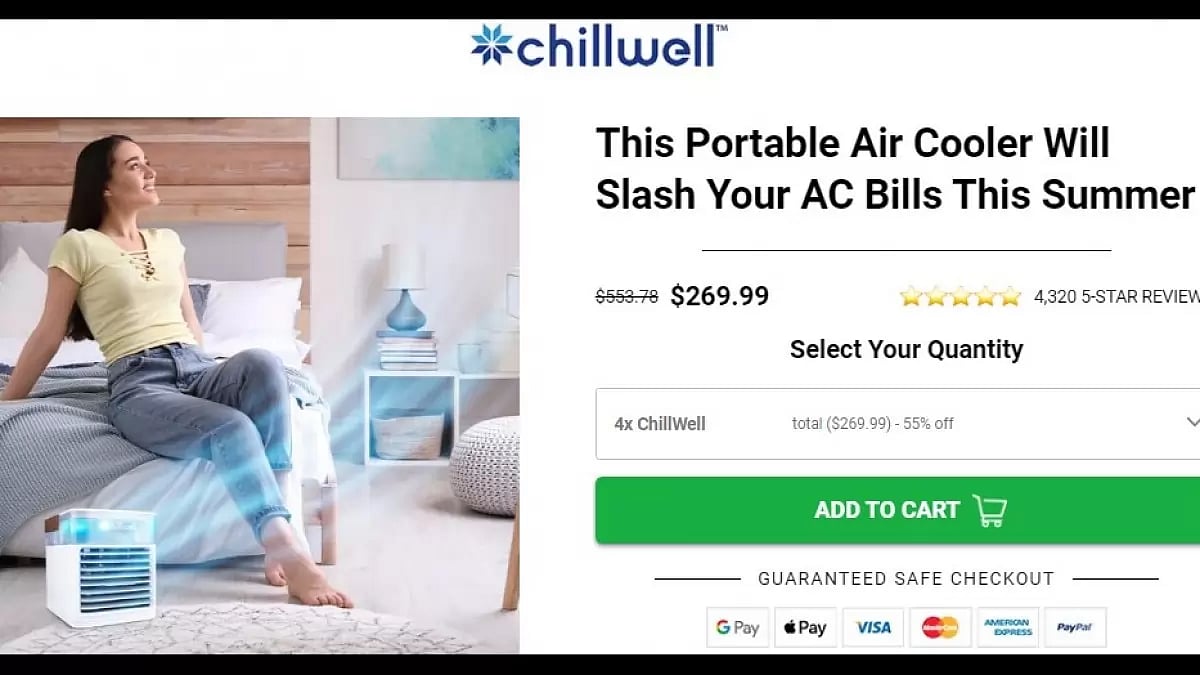 Chillwell Portable AC 