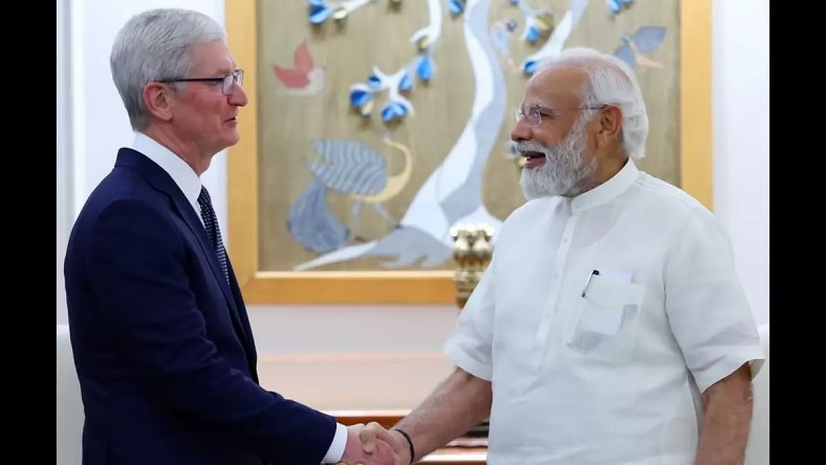 Tim Cook Meets PM Modi Ahead Of Apple’s Second Store Opening In Delhi ...