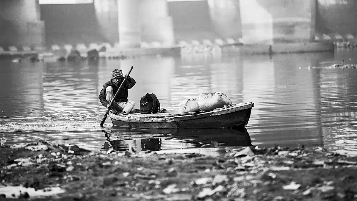 A photo from the exhibition by Praveen K Chaudhry and Souzeina Mushtaq 