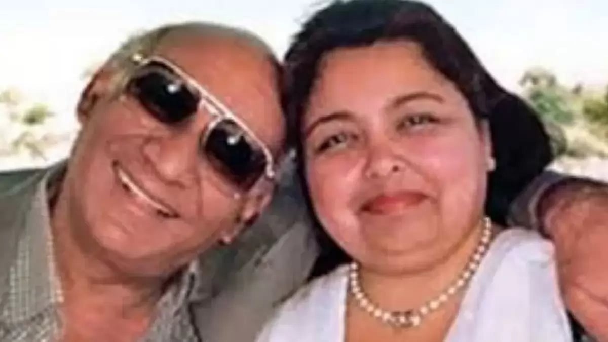 Yash Chopra with Pamela 