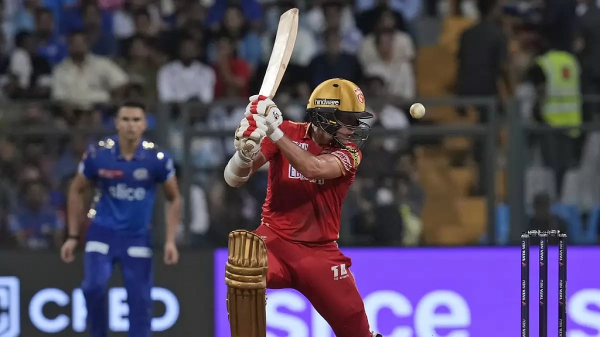 Curran smashed a 26-ball fifty in Mumbai on Saturday.