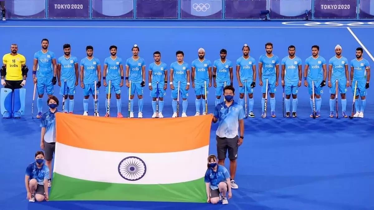 The Indian hockey team.