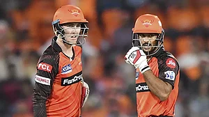 SRH batters fell short of the DC target as they couldn't cope with the opposition bowling.