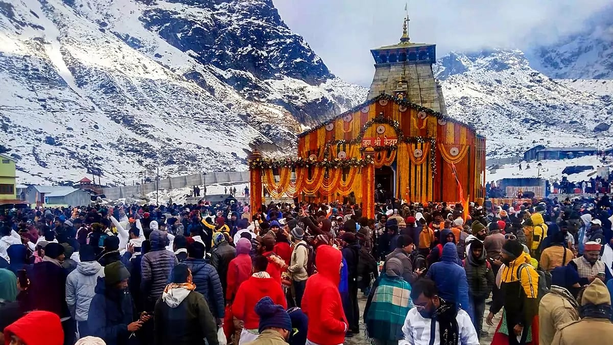 File Photo : Kedarnath Temple opens |