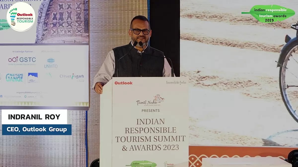 Indranil Roy, CEO of Outlook Group Delivers the Welcome Address At IRTA