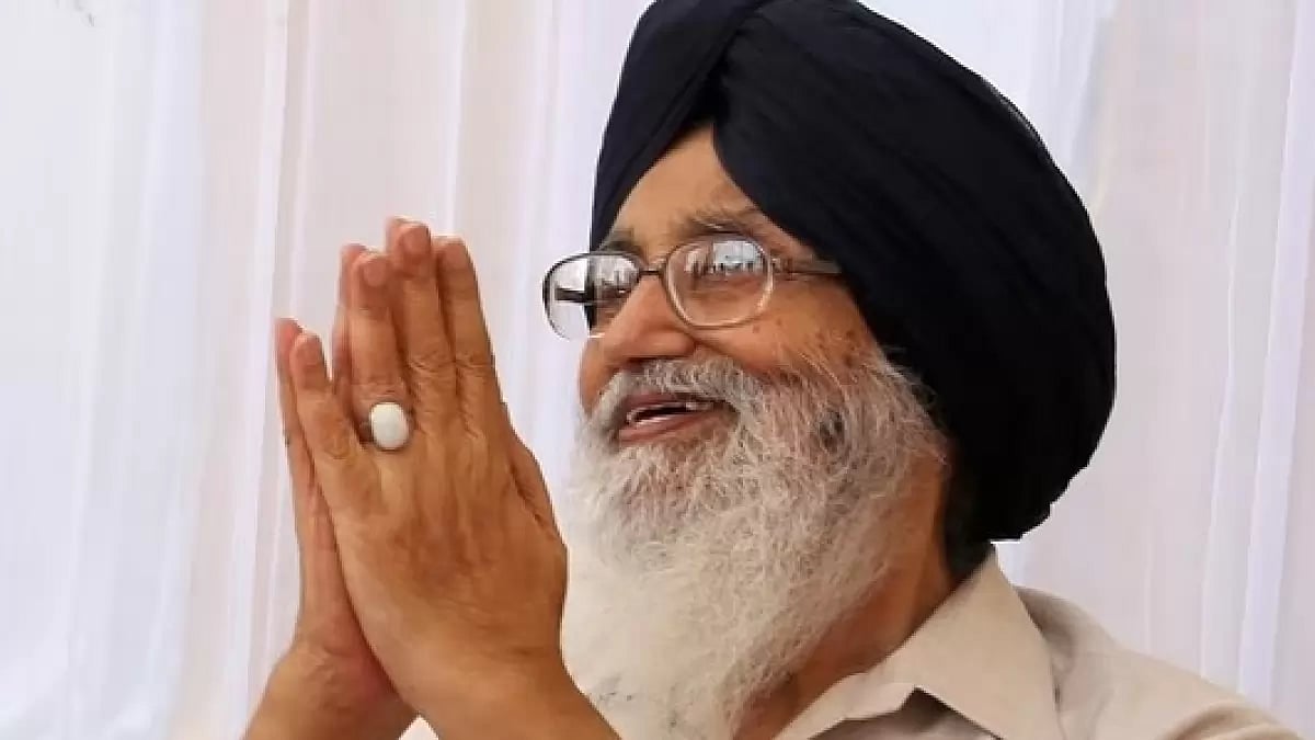 Former Punjab CM Parkash Singh Badal 
