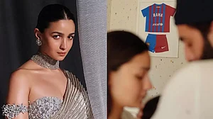 Alia Bhatt and Ranbir Kapoor with daughter Raha