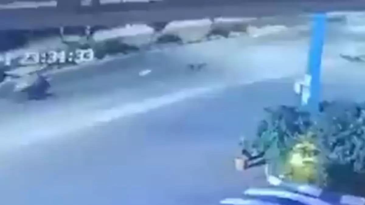 Screngrab from CCTV footage of the incident