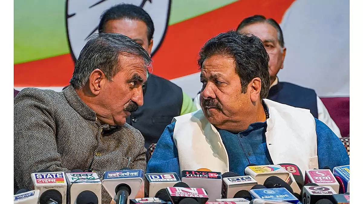 Congress press conference in Shimla