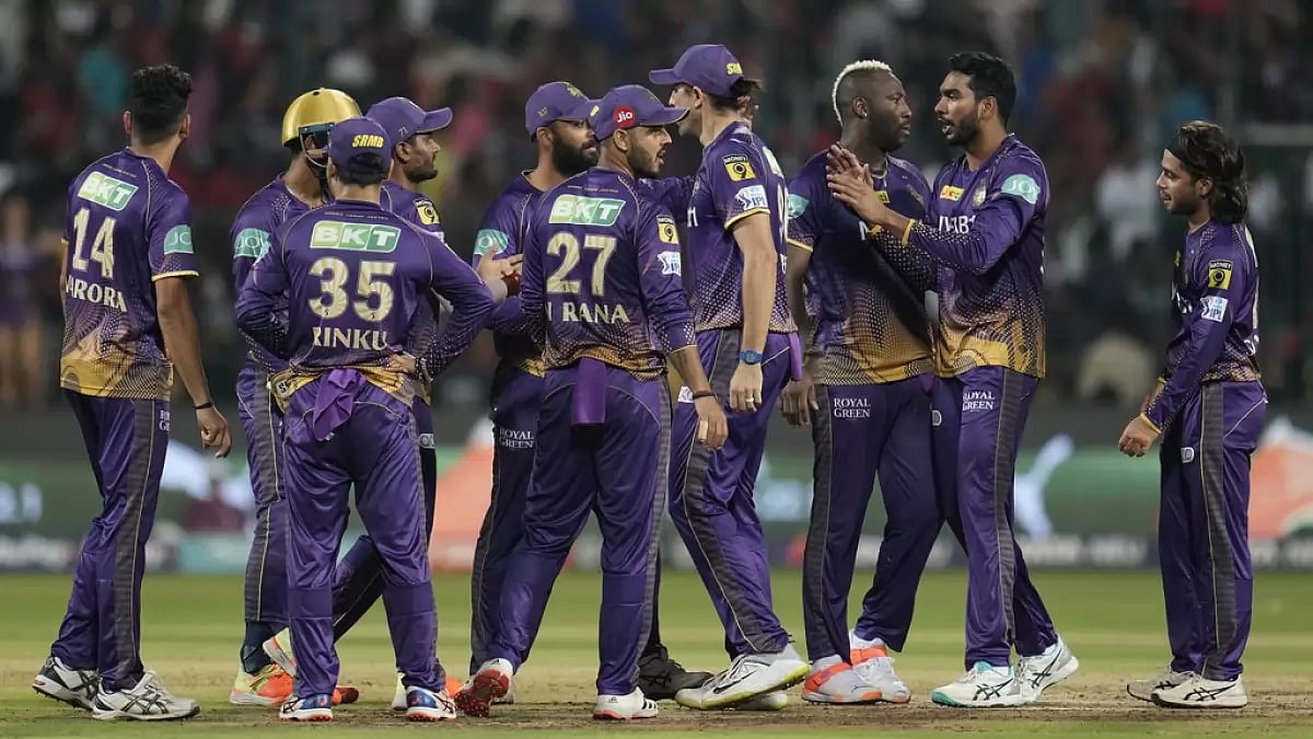 KKR defeated RCB by 21 runs in their last match in Bengaluru on Wednesday.
