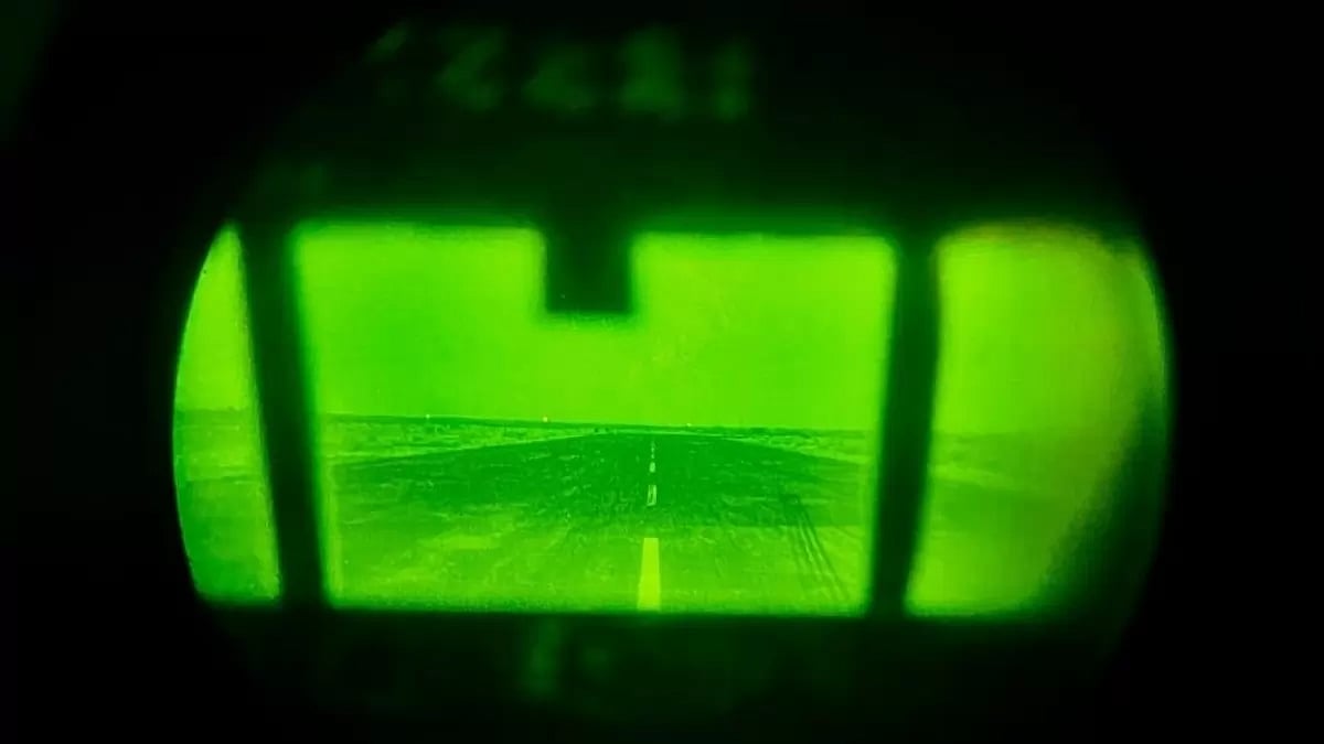 IAF uses night vision goggles for rescue operations in Sudan.