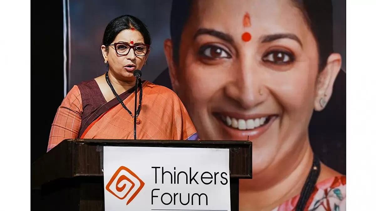 Smriti Irani in Bengaluru