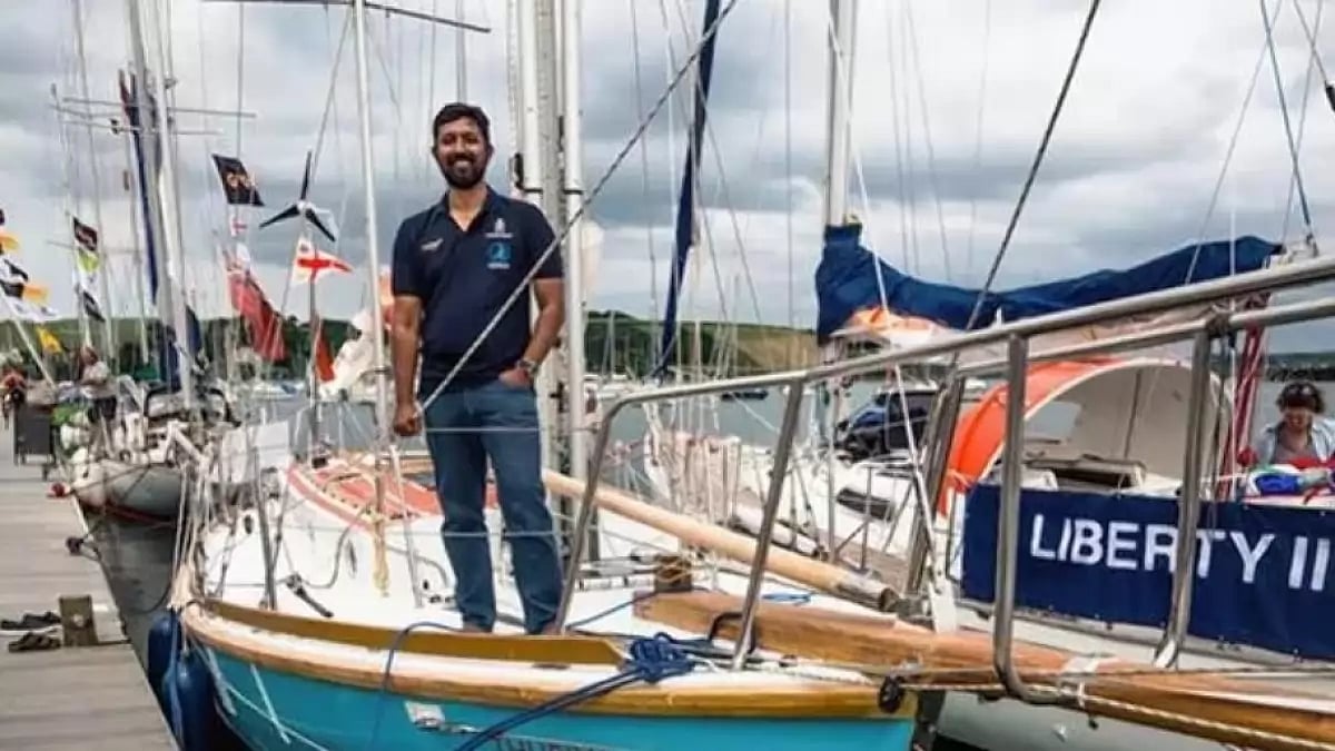 Retired Navy Commander Abhilash Tomy.