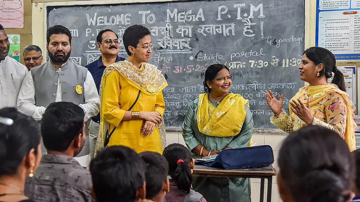 Atishi, Aaley Mohammad Iqbal at Mega PTM