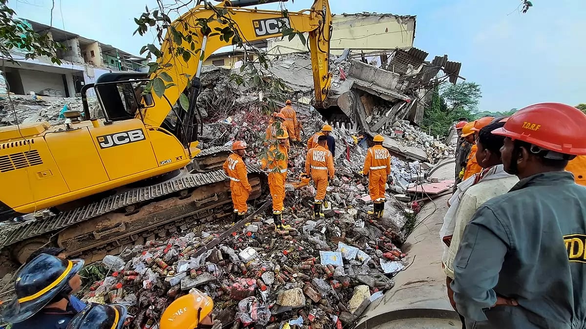 Building collapse in Thanes Bhiwandi