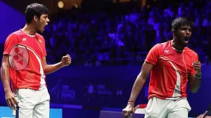 File Photo : The Indian pair won their first round match at the French Open badminton.