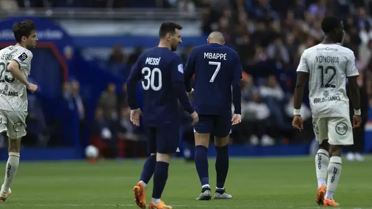 PSG’s lead at the top of the Ligue 1 table is cut to five points with five games remaining.