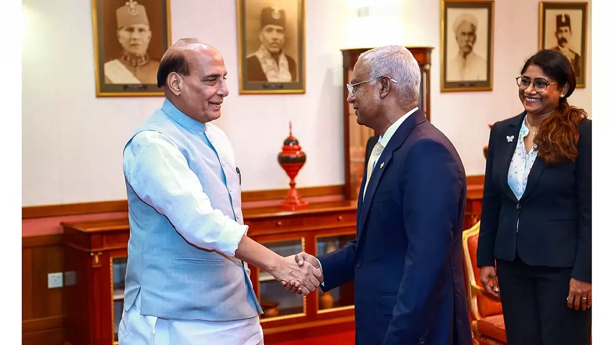 Rajnath Singh in Maldives