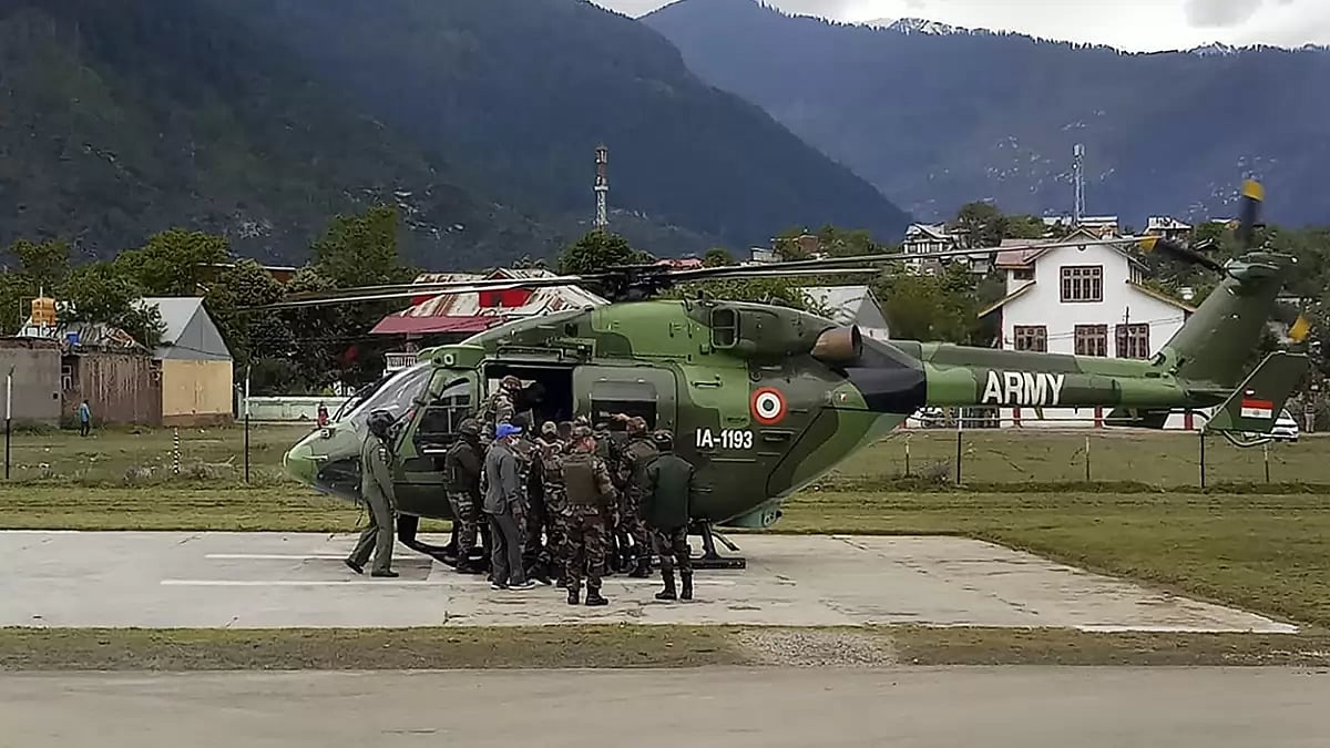 Army ALH Dhruv crashed in J-K’s Kishtwar recently