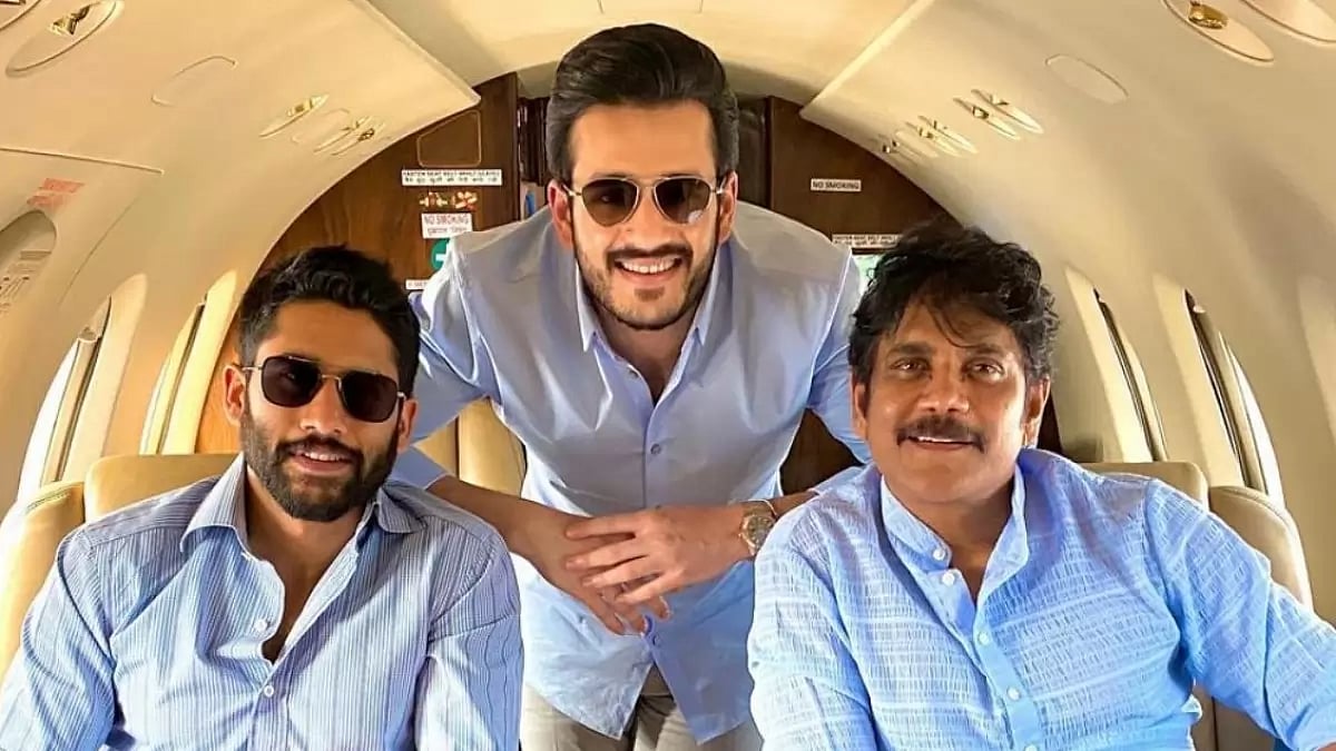 Naga Chaitanya, Akhil Akkineni, Nagarjuna