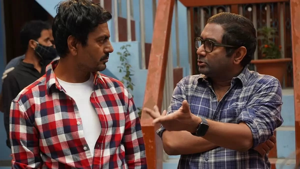 Nawazuddin Siddiqui And Kushan Nandy On Sets Of 'Jogira Sara Ra Ra'