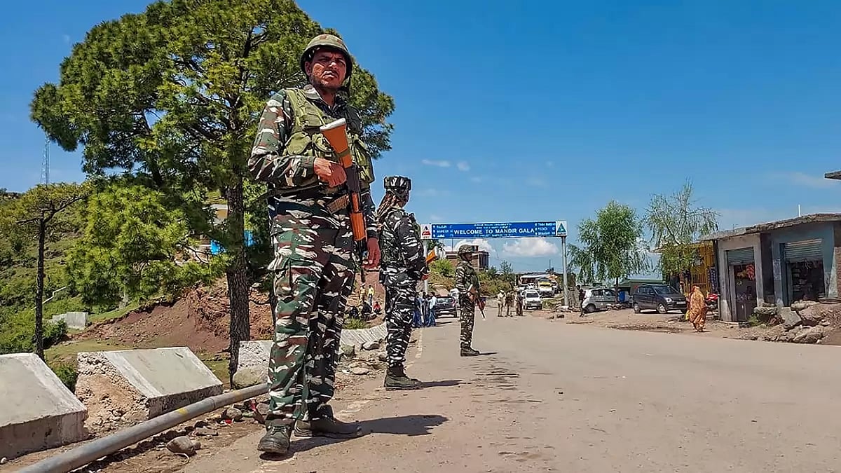 Security force encounter with terrorists in J&K