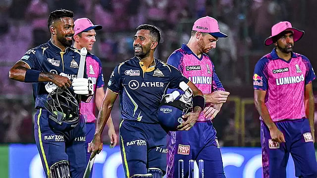 IPL 2023, RR Vs GT: Rashid Khan, Hardik Pandya Outpower Rajasthan Royals At Home, Set Up 9-Wicket Win - In Pics