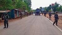 Army and Assam Rifles personnel deployed to control violence-hit Manipur
