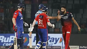 Siraj bowled two overs in which he conceded 28 runs without taking any wickets.