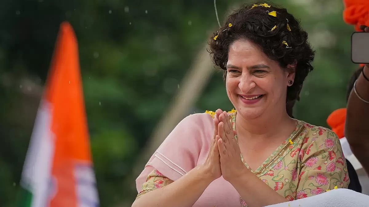 Priyanka Gandhi in Bengaluru