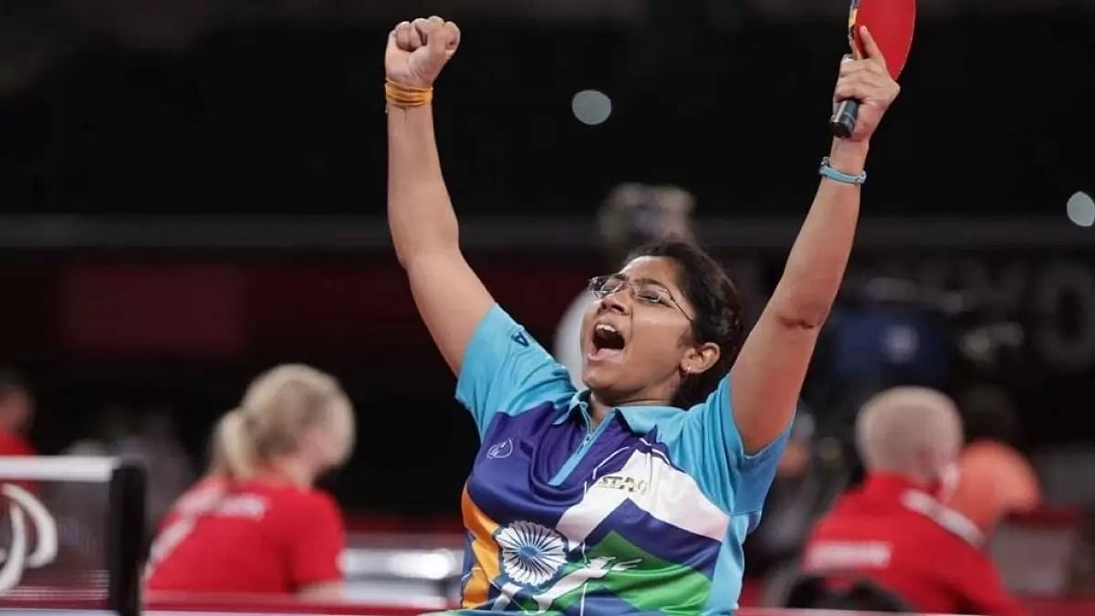 Patel won a gold medal at the 2022 Commonwealth Games and a silver at the Tokyo Paralympics.