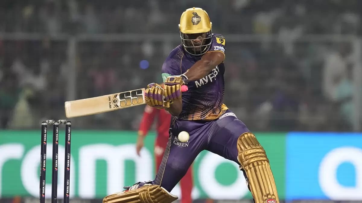 Russell struck a 23-ball 42 consisting of three fours and as many sixes.