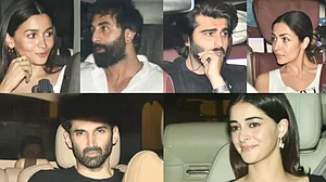 B-town couples at Karan Johar's house