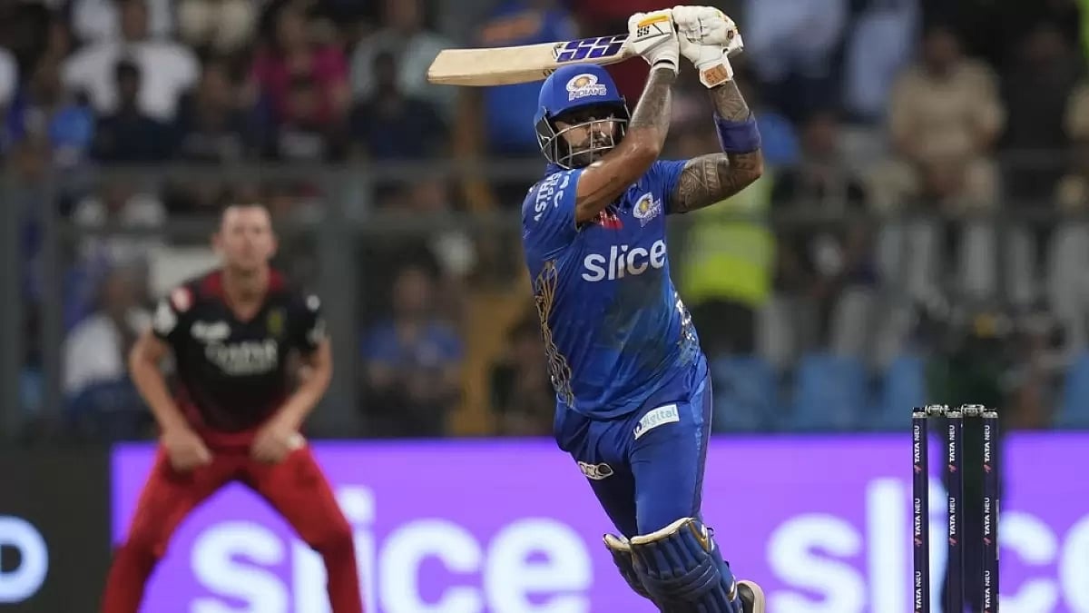 Suryakumar Yadav's 35-ball 83 took Mumbai Indians towards victory against RCB.