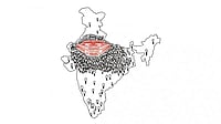 Illustration: Chaitanya Rukumpur : Delimitation in India