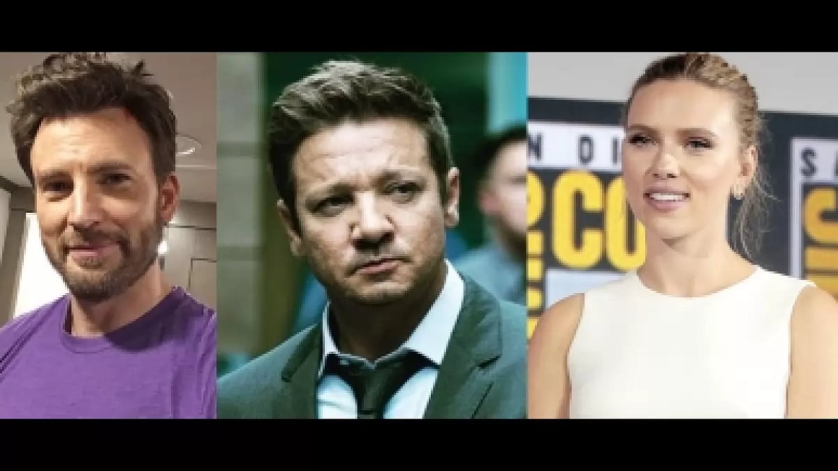Chris Evans, Jeremy Renner, Scarlett Johansson