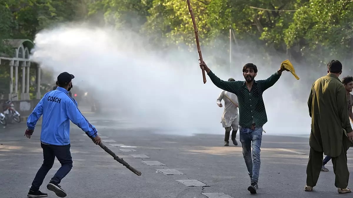 Protest against the arrest of Imran Khan