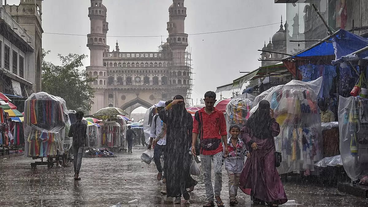 Rains in Hyderabad