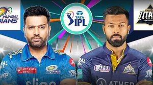 In the previous match between both teams this season, GT defeated MI by 55 runs.