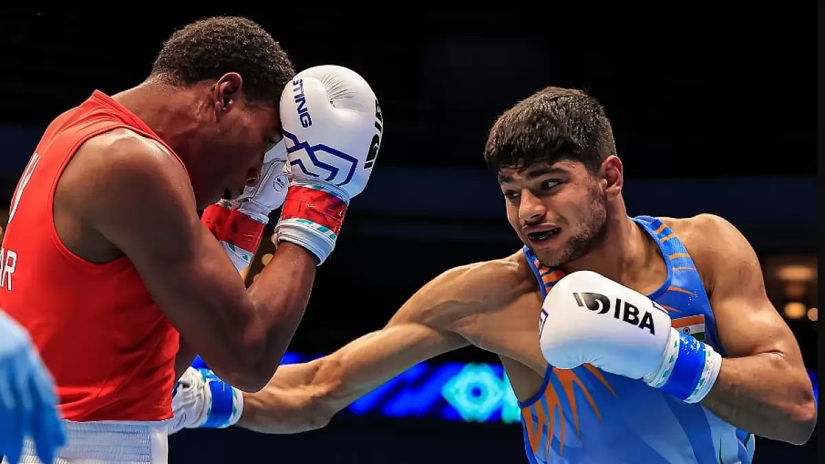 Nishant's semifinal also went to bout review.