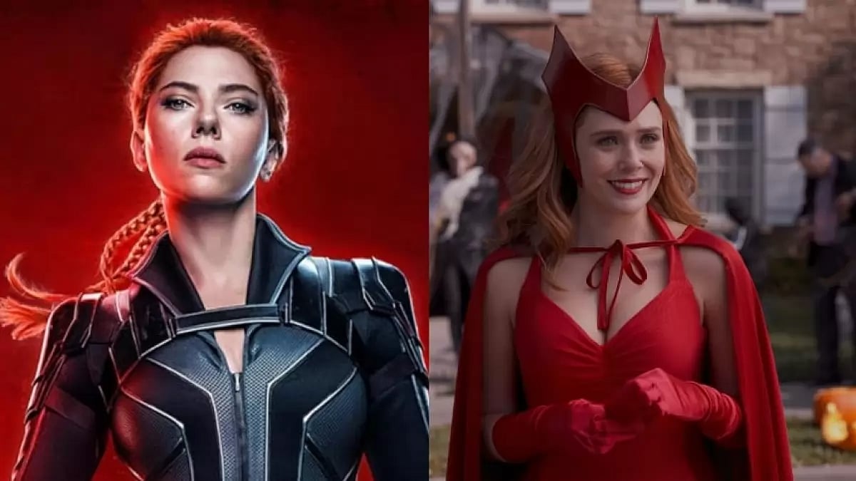 Natasha Romanoff from 'Black Widow' and Wanda Maximoff from 'Wanda Vision'