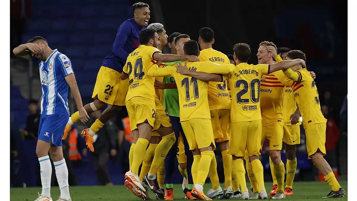 Barcelona were the La Liga champions for the 2022/23 season.