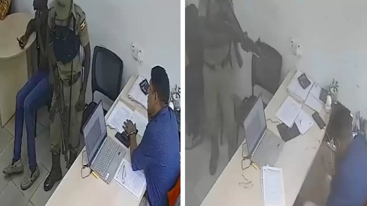 HL: On Camera, Indian Man Shot Dead With Stolen AK-47 In Uganda