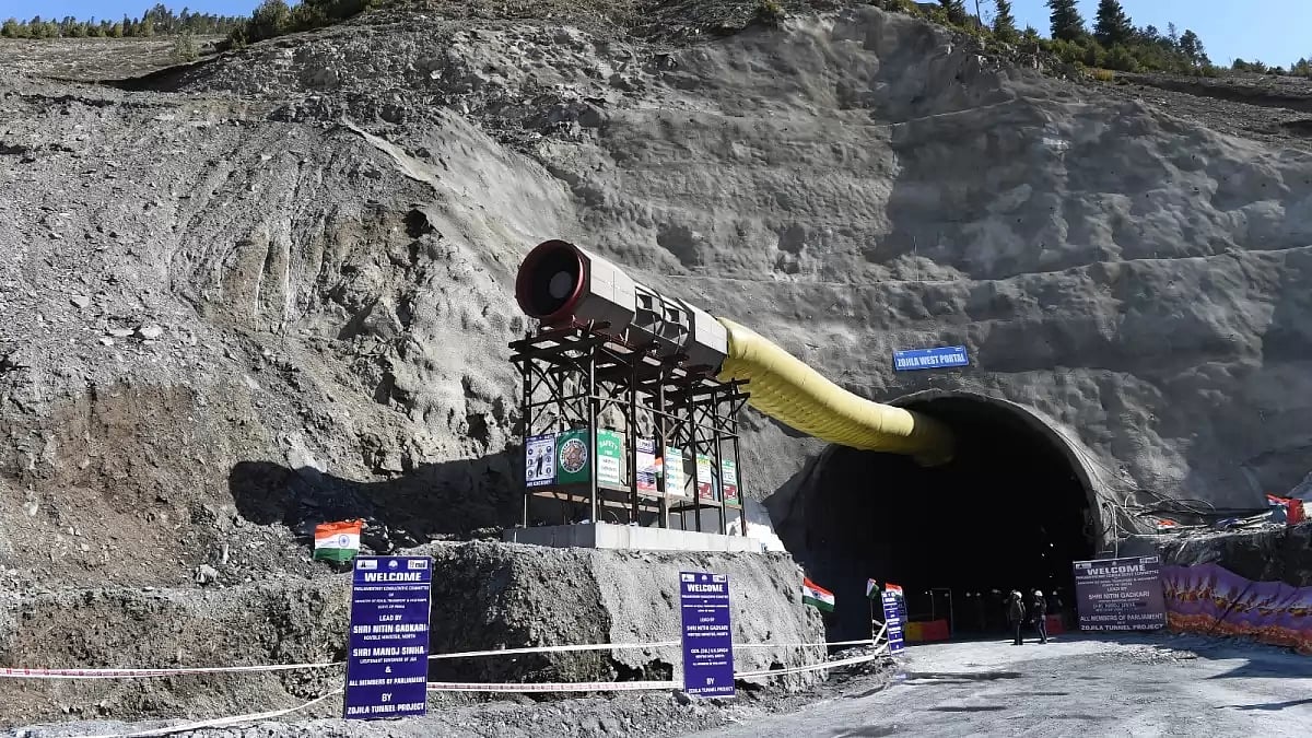 The Zojila Tunnel will provide all-weather connectivity between J&K and Ladakh.