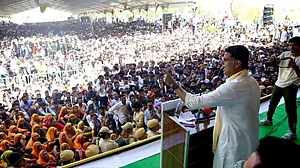 Sachin Pilot at a public meeting