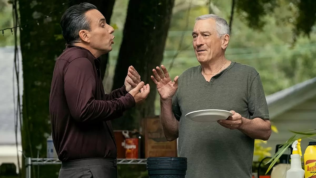 Sebastian Maniscalco, Robert De Niro in 'About My Father' trailer