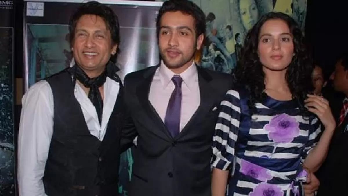 Shekhar Suman, Adhyayan Suman and Kangana Ranaut