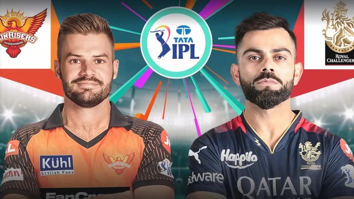 In the 22 matches between both teams, SRH have 12 wins, whereas RCB have won 9 times.