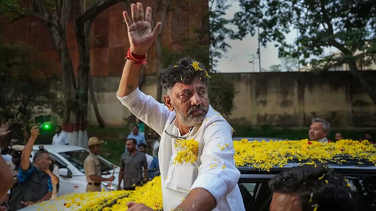 D K Shivakumar in Bengaluru